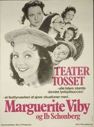 Teatertosset - Danish Movie Poster (xs thumbnail)