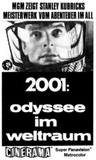 2001: A Space Odyssey - German Movie Poster (xs thumbnail)