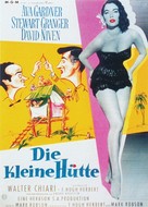 The Little Hut - German Movie Poster (xs thumbnail)