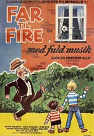 Far til fire med fuld musik - Danish Movie Poster (xs thumbnail)