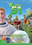Planet 51 - Danish Movie Poster (xs thumbnail)