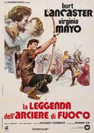 The Flame and the Arrow - Italian Movie Poster (xs thumbnail)