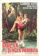 Tarzan&#039;s Hidden Jungle - Italian Movie Poster (xs thumbnail)