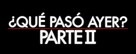 The Hangover Part II - Argentinian Logo (xs thumbnail)