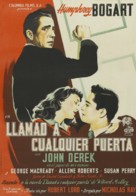 Knock on Any Door - Spanish Movie Poster (xs thumbnail)