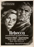 Rebecca - German Movie Poster (xs thumbnail)