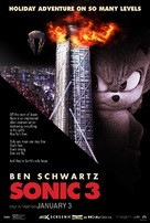 Sonic the Hedgehog 3 - Indian Movie Poster (xs thumbnail)