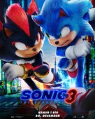 Sonic the Hedgehog 3 - Icelandic Movie Poster (xs thumbnail)