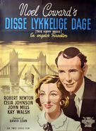 This Happy Breed - Danish Movie Poster (xs thumbnail)