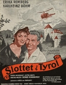 Das Schlo&szlig; in Tirol - Danish Movie Poster (xs thumbnail)