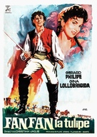 Fanfan la Tulipe - Spanish Movie Poster (xs thumbnail)