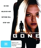 Gone - Australian Blu-Ray movie cover (xs thumbnail)