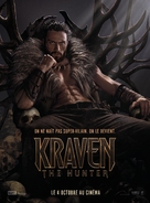 Kraven the Hunter - French Movie Poster (xs thumbnail)