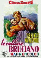The Burning Hills - Italian Movie Poster (xs thumbnail)