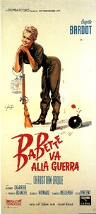 Babette s&#039;en va-t-en guerre - Italian Movie Poster (xs thumbnail)