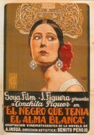 Negro que ten&iacute;a el alma blanca, El - Spanish Movie Poster (xs thumbnail)