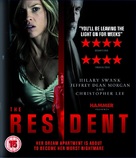 The Resident - British Blu-Ray movie cover (xs thumbnail)