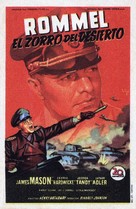 The Desert Fox: The Story of Rommel - Spanish Movie Poster (xs thumbnail)