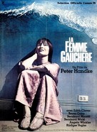Die linksh&auml;ndige Frau - French Movie Poster (xs thumbnail)