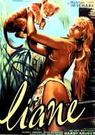 Liane, das M&auml;dchen aus dem Urwald - French Movie Poster (xs thumbnail)