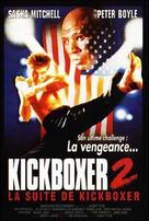 Kickboxer 2: The Road Back - French VHS movie cover (xs thumbnail)