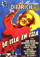 Seven Sinners - Spanish Movie Poster (xs thumbnail)