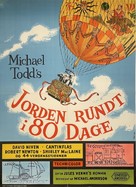 Around the World in Eighty Days - Danish Movie Poster (xs thumbnail)