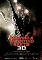 My Bloody Valentine - Lithuanian Movie Poster (xs thumbnail)