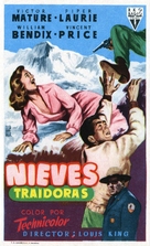 Dangerous Mission - Spanish Movie Poster (xs thumbnail)