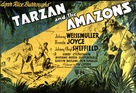 Tarzan and the Amazons - British Movie Poster (xs thumbnail)