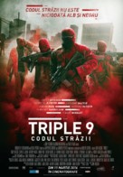 Triple 9 - Romanian Movie Poster (xs thumbnail)