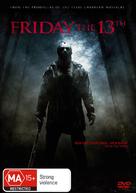 Friday the 13th - Australian DVD movie cover (xs thumbnail)