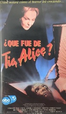 What Ever Happened to Aunt Alice? - Spanish VHS movie cover (xs thumbnail)