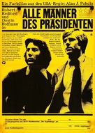 All the President's Men - German Movie Poster (xs thumbnail)