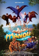 Manou the Swift - Norwegian Movie Poster (xs thumbnail)