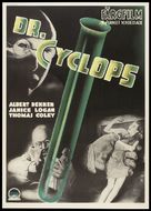 Dr. Cyclops - Swedish Movie Poster (xs thumbnail)