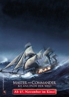 Master and Commander: The Far Side of the World - German Movie Poster (xs thumbnail)