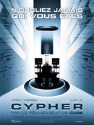Cypher - French Movie Poster (xs thumbnail)