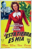 This Land Is Mine - Argentinian Movie Poster (xs thumbnail)