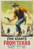 I cinque della vendetta - British Movie Poster (xs thumbnail)