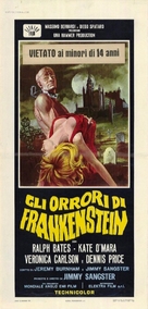 The Horror of Frankenstein - Italian Movie Poster (xs thumbnail)