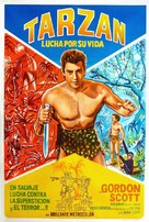 Tarzan&#039;s Fight for Life - Argentinian Movie Poster (xs thumbnail)