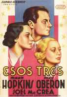 These Three - Spanish Movie Poster (xs thumbnail)