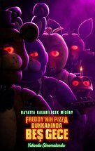 Five Nights at Freddy&#039;s - Turkish Movie Poster (xs thumbnail)