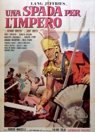 Una spada per l&#039;impero - Italian Movie Poster (xs thumbnail)