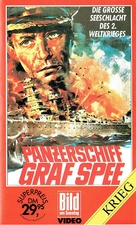 The Battle of the River Plate - German VHS movie cover (xs thumbnail)