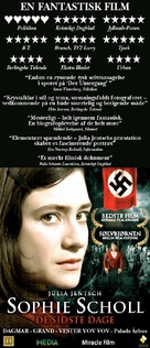 Sophie Scholl - Die letzten Tage - Danish Movie Poster (xs thumbnail)
