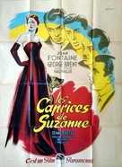 The Affairs of Susan - French Movie Poster (xs thumbnail)