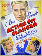 Action for Slander - British Movie Poster (xs thumbnail)