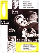 En cas de malheur - French Movie Poster (xs thumbnail)